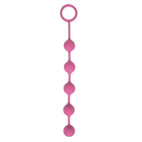 Анальные шарики со смещенным центром тяжести Sweet Toys Pink, Цвет: Розовый 