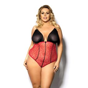 Боди "Fosco", 3XL/4XL, Размер: XXXL/XXXXL, Цвет: Чёрный/Красный 