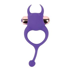 Эрекционное кольцо с стимуляцией клитора Violet, Цвет: Фиолетовый 