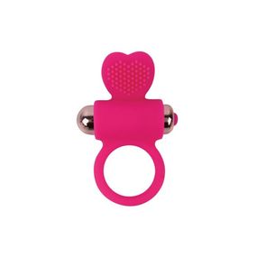 Эрекционное кольцо с стимуляцией клитора, Цвет: Розовый 