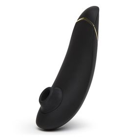 Бесконтактный клиторальный стимулятор Womanizer Premium Black, Цвет: Чёрный 
