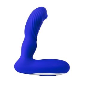 Анальный вибростимулятор Bruse, Цвет: Синий 