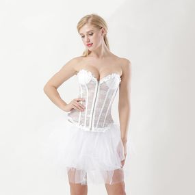 Корсет и трусики «Кружево» , S/M 