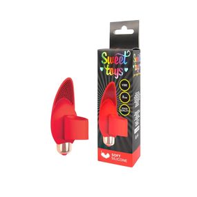 Насадка на палец с вибрацией, Цвет: Красный 