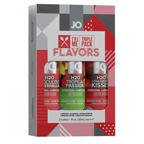 Подарочный набор вкусовых лубрикантов Tri-Me Triple Pack, 3 х 30 мл 