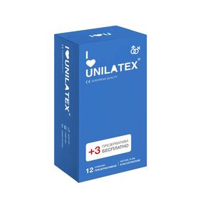 Презервативы гладкие Unilatex Natural Plain, 12 шт 