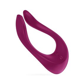 Вибросимулятор для пар Partner Multifun 2 (Berry), Цвет: Фиолетовый 