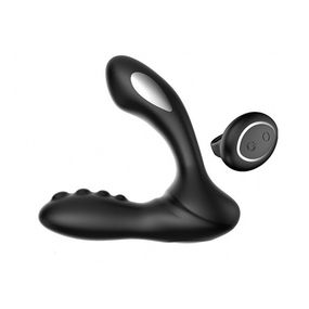 Массажёр простаты с пультом и электростимуляцией Mr.Black Electro 