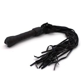 Плеть многохвостная Brown, кожа, 60 см 