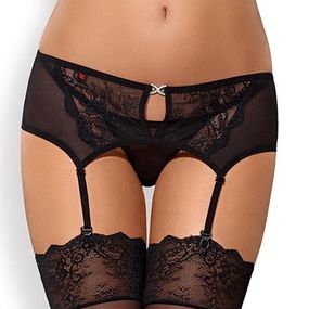 Пояс для чулок и трусики "Merossa" , L/XL, Размер: L/XL, Цвет: Чёрный 