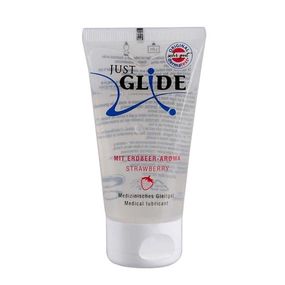 Смазка со вкусом клубники Justglide, 50 мл 