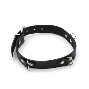 Ошейник подшитый женский, кожа 