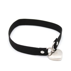 Чокер "Collier Pendentif Coeur Noir" 