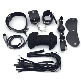 Набор BDSM, 6 предметов, чёрный Muqu 