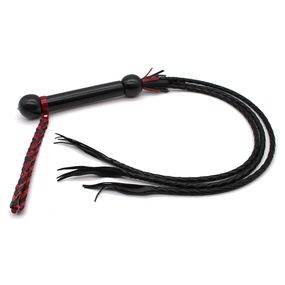 Плетка «Тройной удар-1», кожа, 95 см 