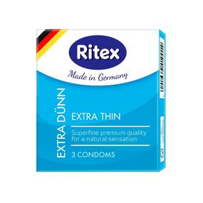 Презервативы Ritex Extra Thin Экстратонкие № 3, 3 шт 