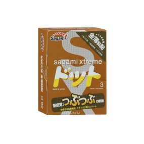Презервативы с точками Sagami Xtreme Feel Up, 3 шт 