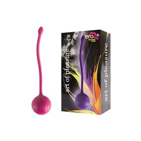 Вагинальный шарик, металлический в силиконовой оболочке, 80 г, Цвет: Розовый 