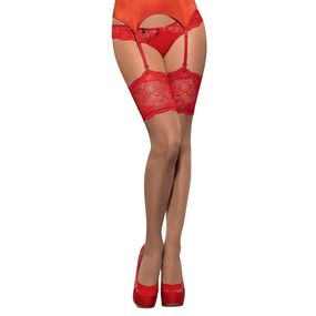 Чулки под пояс "Secred", L/XL, Размер чулок/колготок: L/XL, Цвет: Бежевый 