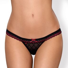 Трусики стринги "819-THO-1" Black, L/XL 