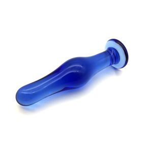 Стеклянная анальная пробка 