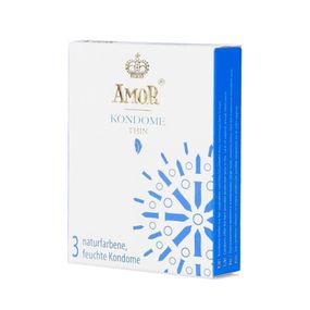 Презервативы тонкие Amor Thin 3, 3 шт 