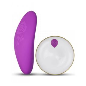 Вибромассажёр клиторальный с пультом Rose Violet, Цвет: Фиолетовый 
