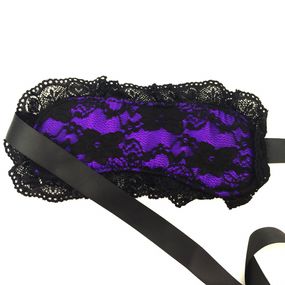 Маска закрытая с кружевом 