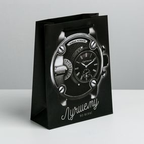 Пакет «Мужская элегантность», L 31 × 40 × 9 см 