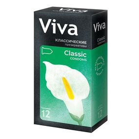 Презервативы VIVA классические, 12 шт 