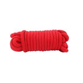 Верёвка хлопковая красная,  5 м, Цвет: Красный 