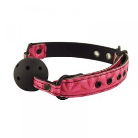 Кляп-шар дышащий, диаметр 46 мм, Цвет: Красный 