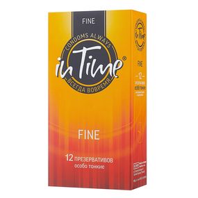 Презервативы особо тонкие In Time Fine №12, 12 шт 