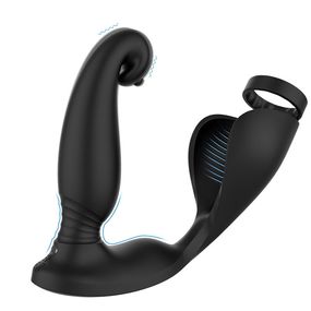 Стимулятор простаты с насадкой на пенис Raptor 