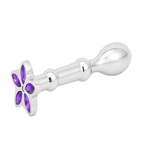 Анальный стимулятор с фиолетовым кристаллом, S 