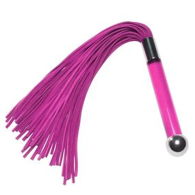 Плеть розовая из искусственной замши №HS2008, 38 см, Цвет: Розовый 