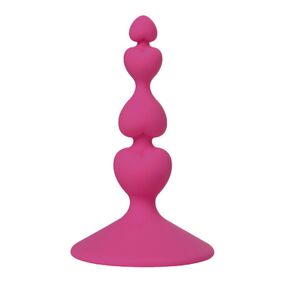 Уценка. Анальная втулка Many Hearts Pink 