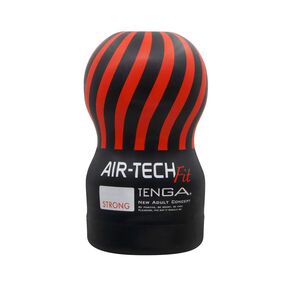 Мастурбатор AIR-TECH FIT Strong, Цвет: Чёрный/Красный 