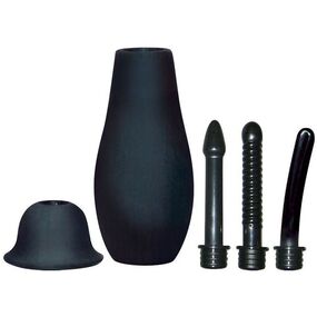 Анальный душ с 3 насадками "Bad Kitty" 