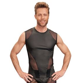 Футболка мужская с вставками из сетки Nek, XL, Размер: XL, Цвет: Чёрный 