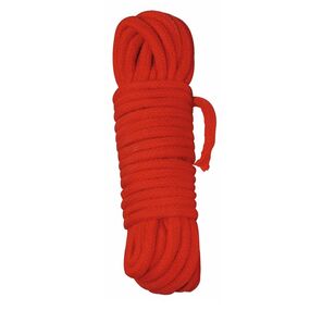 Верёвка Shibari Red, 10 м, Цвет: Красный 