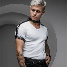 Портупея мужская "Gerkules" men's Style, L/XL, Размер: L/XL, Цвет: Чёрный 