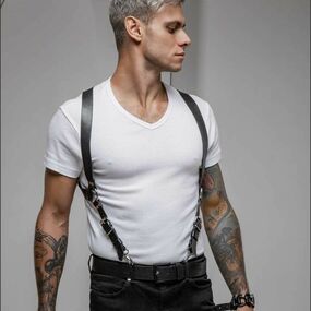 Портупея мужская "Tor" men's Style, L/XL, Размер: L/XL, Цвет: Чёрный 