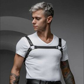 Портупея мужская "Ra" men's Style, L/XL, Размер: L/XL, Цвет: Чёрный 