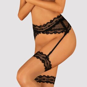 Пояс для чулок "Marrbel" black, S/M, Размер: S/M, Цвет: Чёрный 