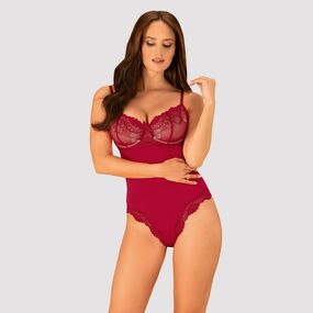 Боди красный "Rosalyne", S/M 