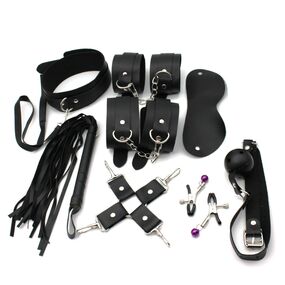 Набор BDSM, 8 предметов, чёрный Happy Ass 