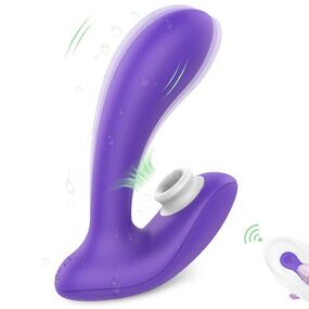 Стимулятор фиолетовый с пультом управления Tricker-RCT, Цвет: Фиолетовый 