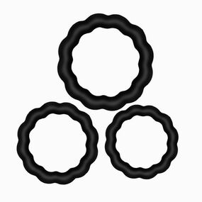 Набор колец Levett Black, Цвет: Чёрный 