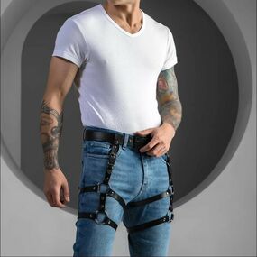 Мужские гартеры "Odin", L/XL, Размер: L/XL, Цвет: Чёрный 